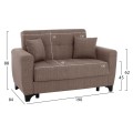 FK11748.02 sofa-bed set of 3-seater and 2-seater, beige FK11748.02 sofa-bed set of 3-seater and 2-seater, beige