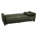FK11748.05 sofa-bed set of 2-seater and 3-seater, dark olive