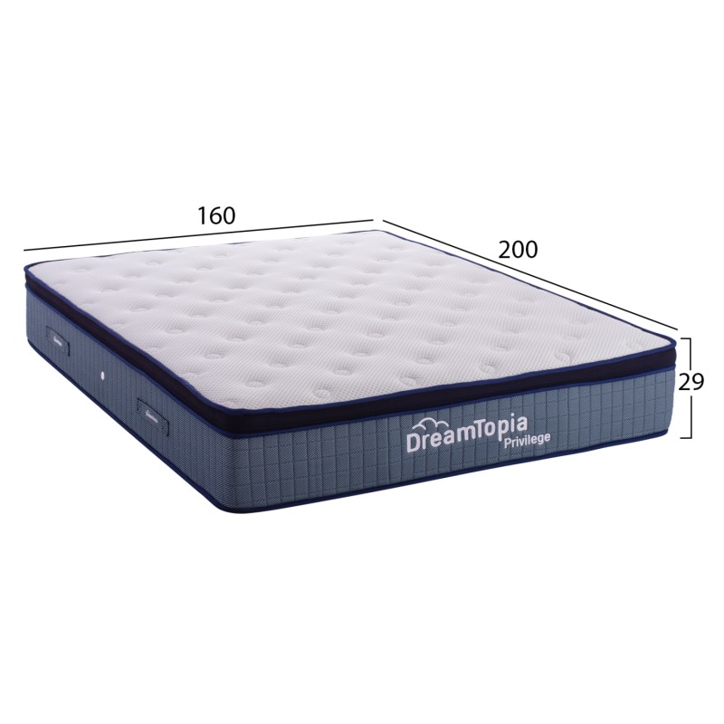 FK660.160-DREAMTOPIA MATTRESS, "PRIVILEGE" series , 160X200x29H