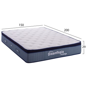 FK660.150 DREAMTOPIA mattress, series RPIVILEGE, 150X200x29H