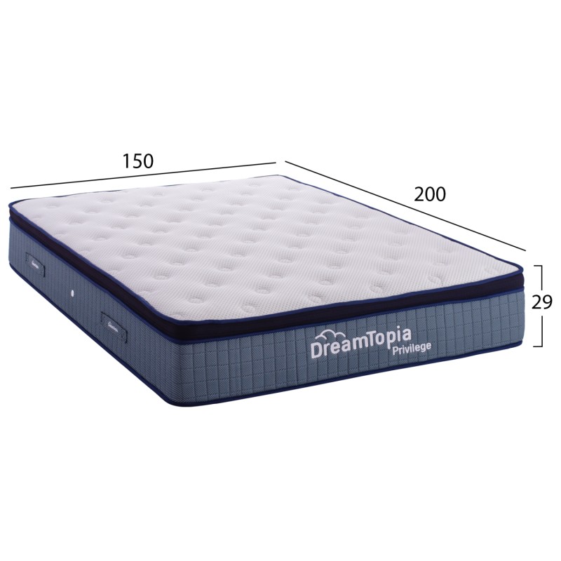 FK660.150 DREAMTOPIA mattress, series RPIVILEGE, 150X200x29H FK660.150 DREAMTOPIA mattress, series RPIVILEGE, 150X200x29H