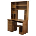 FK2032.04 desk STATUS with bookcase-shelves, walnut,120x55x182 FK2032.04 desk STATUS with bookcase-shelves, walnut,120x55x182