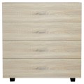 FK8996.01 4-drawer cabinet THORG, sonoma, melamine, 80x40x83H FK8996.01 4-drawer cabinet THORG, sonoma, melamine, 80x40x83H