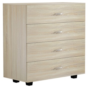FK8996.01 4-drawer cabinet THORG, sonoma, melamine, 80x40x83H