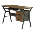 DESK VITINO FK2130.03, walnut-grey, 120X60X76H DESK VITINO FK2130.03, walnut-grey, 120X60X76H