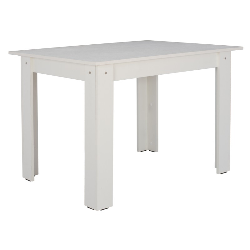 FK2429.03 kitchen table KELVIN, white, melamine, 140x80x77 FK2429.03 kitchen table KELVIN, white, melamine, 140x80x77