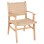 ARMCHAIR FK9331.01 IGNACIO INDOORS RUBBERWOOD ROPE SEAT 61x56x83Η