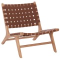 FK9326.01 ARMCHAIR FELIPE TOON WOOD PU knitted 67x70x75H