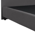 FK637.10 BED DOLORES, GREY VELVET, 150X200 FK637.10 BED DOLORES, GREY VELVET, 150X200