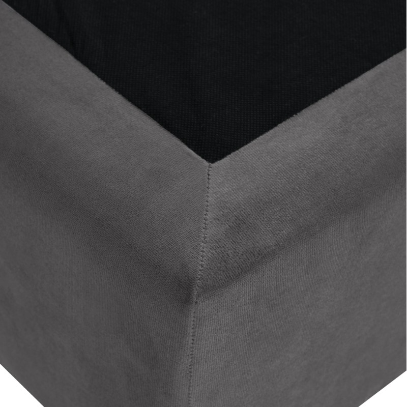 FK637.10 BED DOLORES, GREY VELVET, 150X200 FK637.10 BED DOLORES, GREY VELVET, 150X200