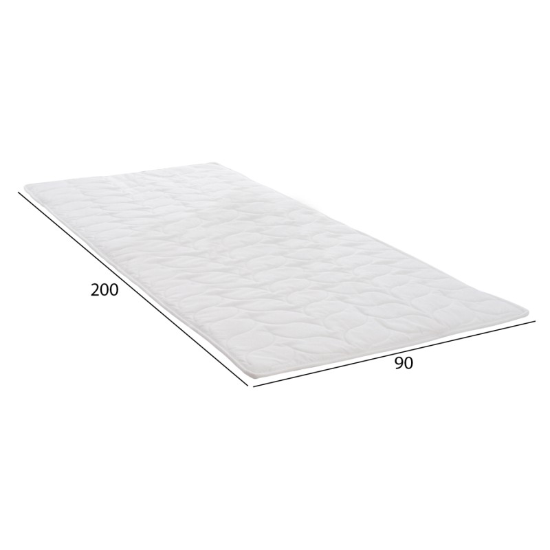 FK650.02 topper, 90x200, white FK650.02 topper, 90x200, white
