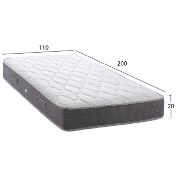 MATTRESS DREAMTOPIA, series LULLABY ALOE VERA, FB9655.110-200, 110X200x20H MATTRESS DREAMTOPIA, series LULLABY ALOE VERA, FB9655.110-200, 110X200x20H