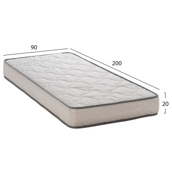FK653.90-200 DREAMTOPIA mattress, series RELIEF, 90X200x20H FK653.90-200 DREAMTOPIA mattress, series RELIEF, 90X200x20H