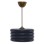 CEILING PENDANT FK7655.03, CHARCOAL GREY WOODEN RINGS, Φ23x57