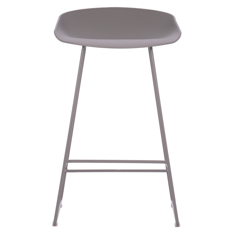 BAR STOOL FK9299.10, GREY, MEDIUM HEIGHT, 44x44x74 BAR STOOL FK9299.10, GREY, MEDIUM HEIGHT, 44x44x74