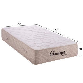 MATTRESS DREAMTOPIA SERIES URANIA FB9659.90-200 POCKET SPRING 90X200x30H MATTRESS DREAMTOPIA SERIES URANIA FB9659.90-200 POCKET SPRING 90X200x30H