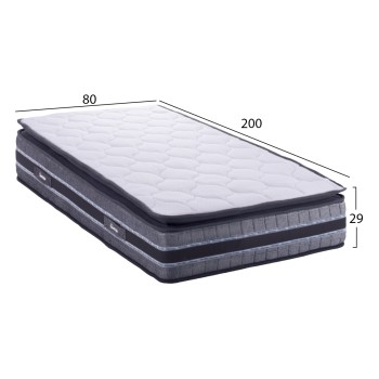 MATTRESS DREAMTOPIA SERIES FRANKLIN FB9657.80-- 80X200x29H MATTRESS DREAMTOPIA SERIES FRANKLIN FB9657.80-- 80X200x29H