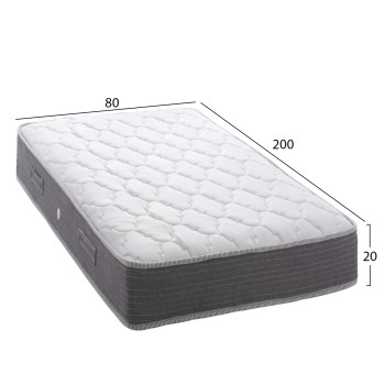 MATTRESS DREAMTOPIA SERIES LULLABY ALOE VERA FB9655.80 80X200x20YH MATTRESS DREAMTOPIA SERIES LULLABY ALOE VERA FB9655.80 80X200x20YH