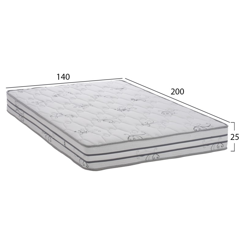 MATTRESS DREAMTOPIA SERIES ANDRIANA FB9658.140 140X200x24H MATTRESS DREAMTOPIA SERIES ANDRIANA FB9658.140 140X200x24H