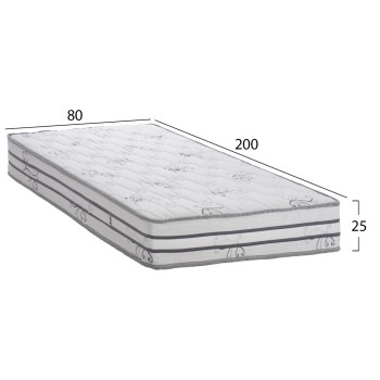 MATTRESS DREAMTOPIA SERIES ANDRIANA FB9658.80 80X200x24H MATTRESS DREAMTOPIA SERIES ANDRIANA FB9658.80 80X200x24H