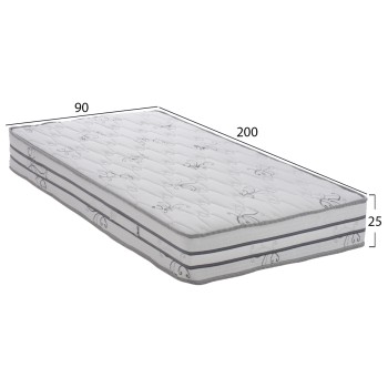 MATTRESS DREAMTOPIA SERIES ANDRIANA 90X200x24H-- FB9658.90-200 MATTRESS DREAMTOPIA SERIES ANDRIANA 90X200x24H-- FB9658.90-200