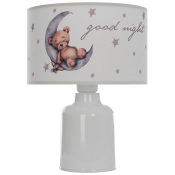 TABLE LAMP BALOO FK7577.07 KID'S ROOM FABRIC "CAP" Φ24x32H
