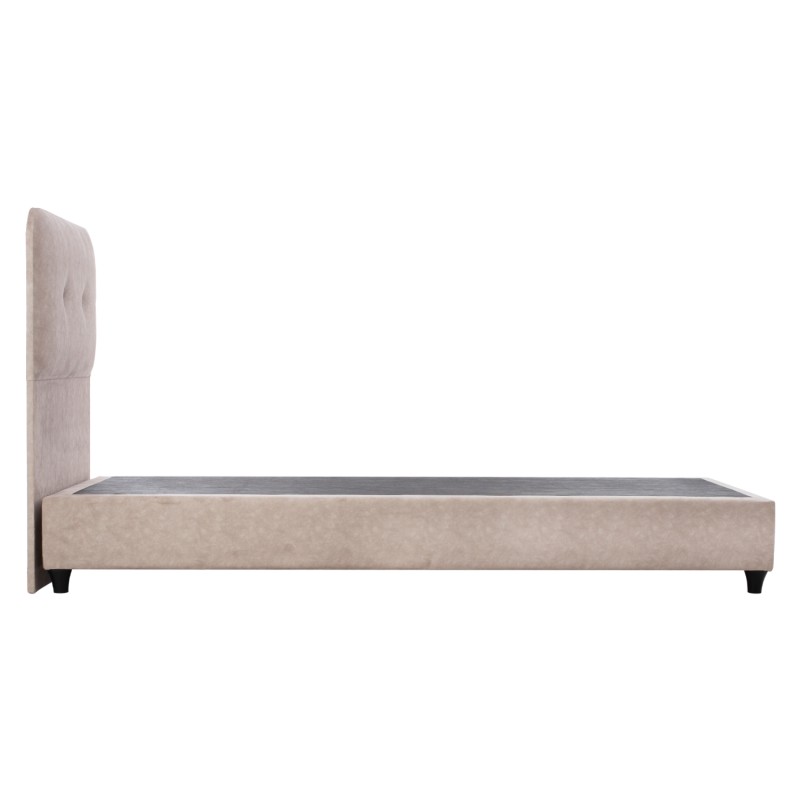 BED DOLORES FK649.22 BEIGE T.NUBUCK FABRIC 90X200 BED DOLORES FK649.22 BEIGE T.NUBUCK FABRIC 90X200