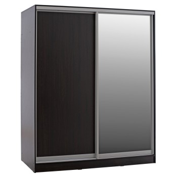 WARDROBE 2-LEAF FK2434.02 ADLER SLIDING DOORS MIRROR WENGE 160x60x210H