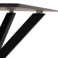 DINING TABLE SYNTEC FK9308.01 SINTERED STONE BLACK METAL LEGS 160x90x75H cm DINING TABLE SYNTEC FK9308.01 SINTERED STONE BLACK METAL LEGS 160x90x75H cm