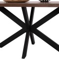 DINING TABLE SARI FK9311.02 MDF TOP WITH WALNUT WOOD VENEER RUSTIC STYLE 180x90x75Hεκ. DINING TABLE SARI FK9311.02 MDF TOP WITH WALNUT WOOD VENEER RUSTIC STYLE 180x90x75Hεκ.