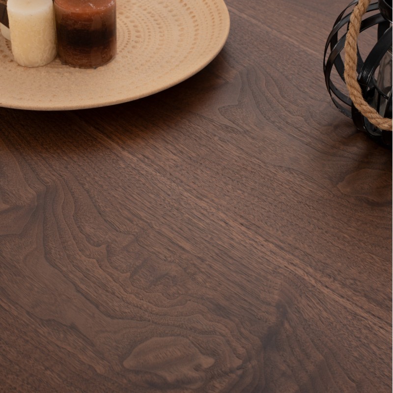 DINING TABLE SARI FK9311.02 MDF TOP WITH WALNUT WOOD VENEER RUSTIC STYLE 180x90x75Hεκ. DINING TABLE SARI FK9311.02 MDF TOP WITH WALNUT WOOD VENEER RUSTIC STYLE 180x90x75Hεκ.