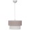 CEILING PENDANT DOUBLE CYLINDER CAP BEIGE-OFF-WHITE Φ30x80Hcm.FK7619.04