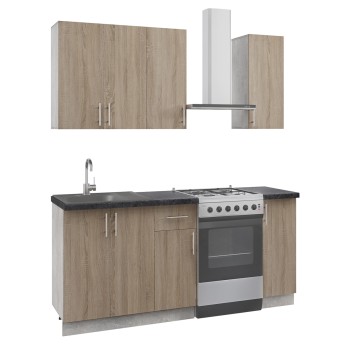 KITCHEN COMPOSITION FK2465.11 MELAMINE SONOMA COUNTERTOP LAMINATE 120x47x84,8Υεκ.