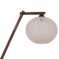 FLOOR STANDING LAMP MODULAR WALNUT WITH SPHERICAL CAP ROPE 40x30x160Yεκ.FK7701.01 FLOOR STANDING LAMP MODULAR WALNUT WITH SPHERICAL CAP ROPE 40x30x160Yεκ.FK7701.01