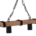 CEILING PENDANT TWO-LIGHT WITH CHAIN AND WOODEN PLANK 40x10x45Hcm.FK7698.01 CEILING PENDANT TWO-LIGHT WITH CHAIN AND WOODEN PLANK 40x10x45Hcm.FK7698.01