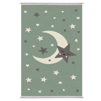 SERIES KIDDER KIDS' CARPET WITH FRINGES FK7678.20 MOON WITH STARS 80Χ150