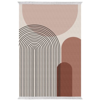 LIVING ROOM CARPET WITH FRINGES JOSIANE FK7677.48 MULTICOLOR 120X170