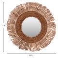 MIRROR ROUND WITH ABACA FIBERS FRAME NATURAL COLOR 110x5x110Hcm.FK7740 MIRROR ROUND WITH ABACA FIBERS FRAME NATURAL COLOR 110x5x110Hcm.FK7740