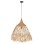 CEILING PENDANT WITH ABACA FIBERS CAP NATURAL COLOR Φ51x65-120Hcm.FK7752