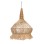 CEILING PENDANT MADE OF ABACA AND BANANA FIBERS NATURAL COLOR 55x55x75Hcm.FK7774