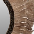 MIRROR ROUND WITH ABACA FIBERS FRAME NATURAL-BLACK COLOR Φ100cm.FK7748 MIRROR ROUND WITH ABACA FIBERS FRAME NATURAL-BLACK COLOR Φ100cm.FK7748