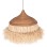 CEILING PENDANT WITH SISAL FIBER CAP IN NATURAL COLOR 50x50x50Hcm.FK7786