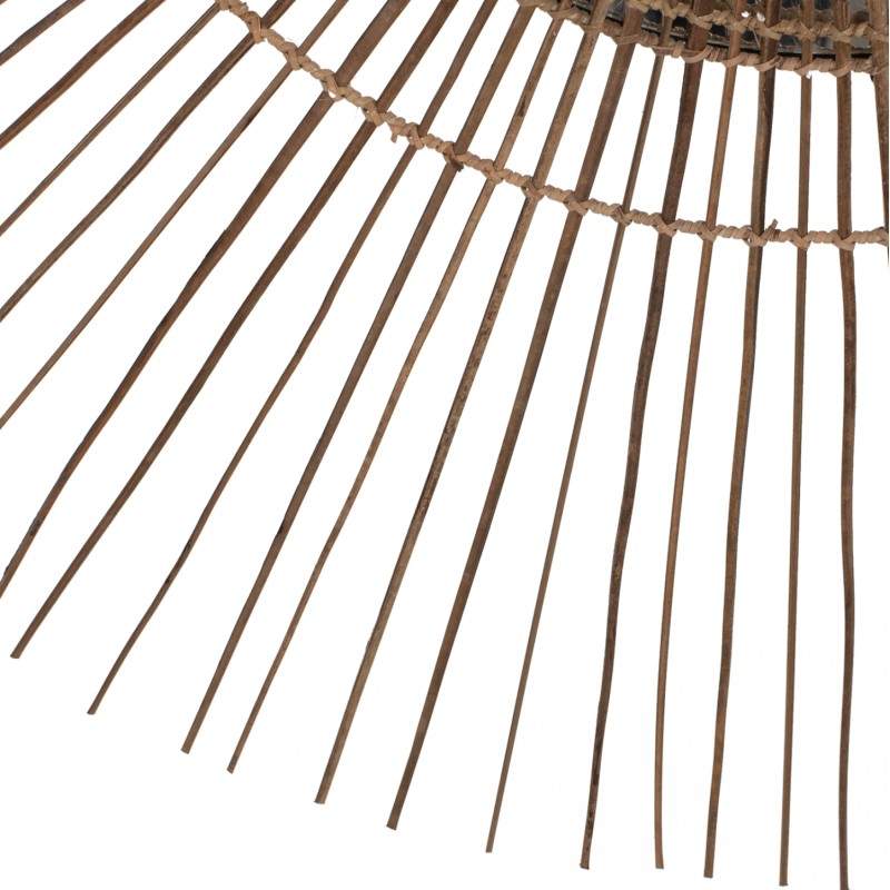 MIRROR ROUND WITH COCONUT STICKS FRAME IN NATURAL COLOR 120x4x120Hcm.FK7732 MIRROR ROUND WITH COCONUT STICKS FRAME IN NATURAL COLOR 120x4x120Hcm.FK7732