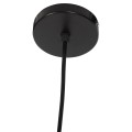 CEILING PENDANT WITH ABACA FIBER CAP IN NATURAL AND BLACK COLOR Φ52x52-120Hcm.FK7761 CEILING PENDANT WITH ABACA FIBER CAP IN NATURAL AND BLACK COLOR Φ52x52-120Hcm.FK7761