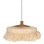 CEILING PENDANT CYLINDRICAL CAP MADE OF SISAL FIBERS IN NATURAL COLOR 80x80x45Hcm.FK7790