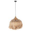 CEILING PENDANT MADE OF ABACA FIBERS IN NATURAL COLOR Φ52x48-120Hcm.FK7760 CEILING PENDANT MADE OF ABACA FIBERS IN NATURAL COLOR Φ52x48-120Hcm.FK7760