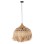 CEILING PENDANT MADE OF ABACA FIBERS IN NATURAL COLOR Φ52x48-120Hcm.FK7760