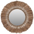 MIRROR ROUND WITH ABACA FIBER FRAME IN NATURAL COLOR 90x4x90Hcm.FK7736 MIRROR ROUND WITH ABACA FIBER FRAME IN NATURAL COLOR 90x4x90Hcm.FK7736