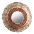 MIRROR ROUND MADE OF ABACA FIBERS IN NATURAL COLOR 60x5x60Hcm.FK7739 MIRROR ROUND MADE OF ABACA FIBERS IN NATURAL COLOR 60x5x60Hcm.FK7739