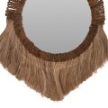 MIRROR ROUND WITH ABACA FIBER FRAME IN NATURAL COLOR 70x4x90Hcm.FK7804 MIRROR ROUND WITH ABACA FIBER FRAME IN NATURAL COLOR 70x4x90Hcm.FK7804